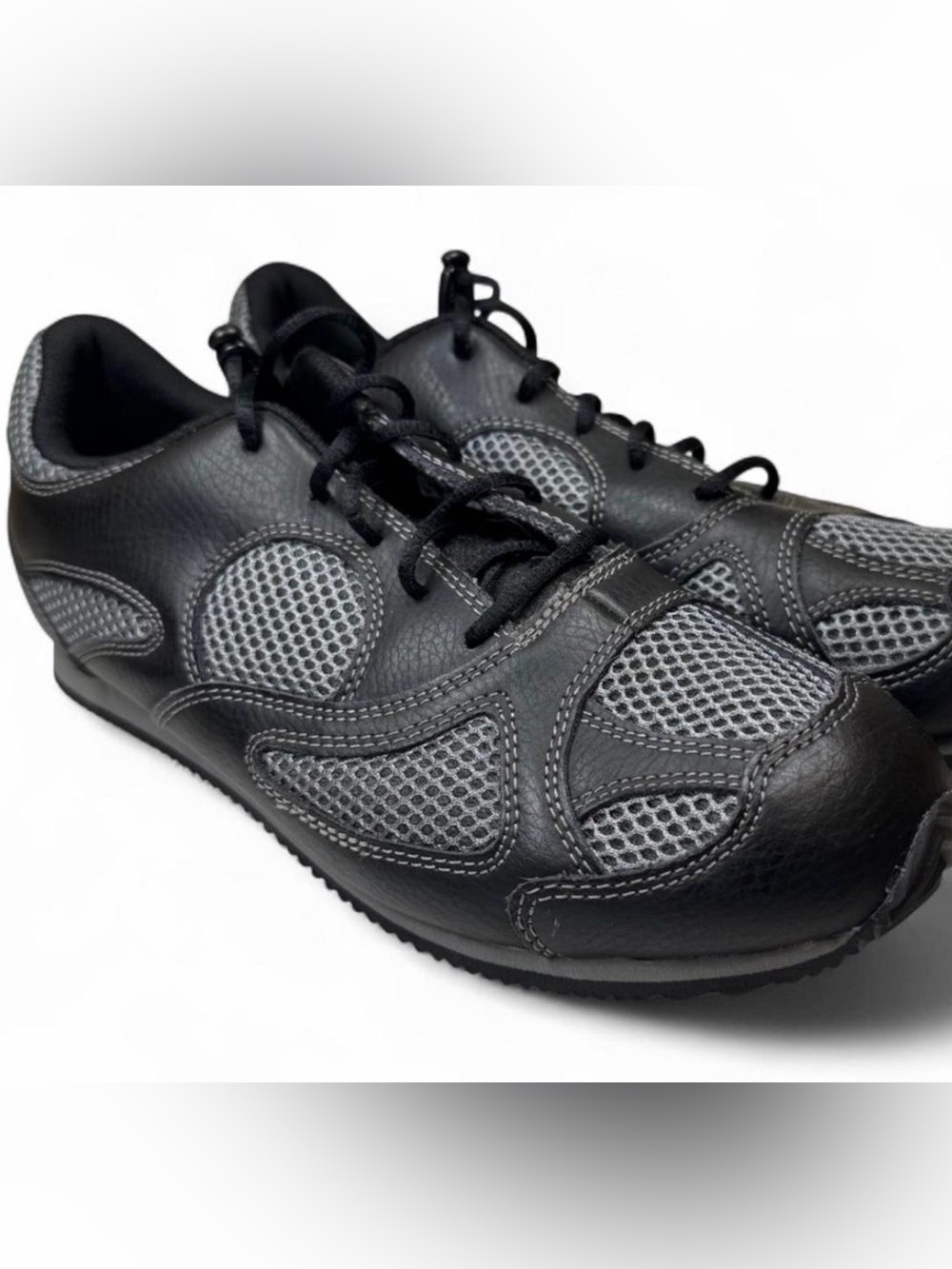 Forte Clipless Cycling Shoes Black Gray Men’s 8 EU 41 Spin Bike Cleats